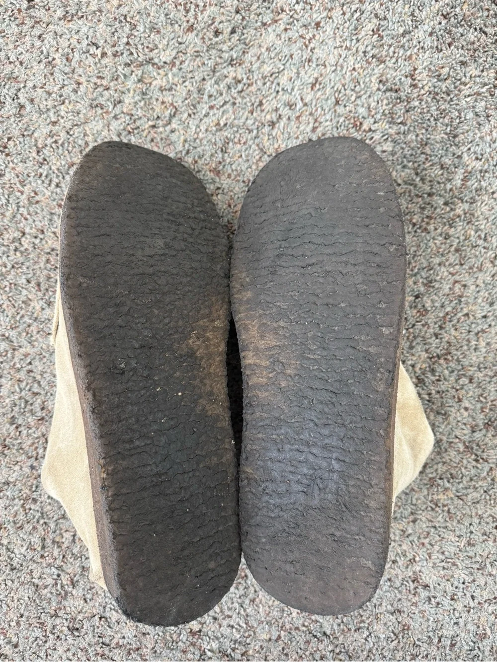 Astorflex BEENFLEX Stone Beige Suede Derbies 9